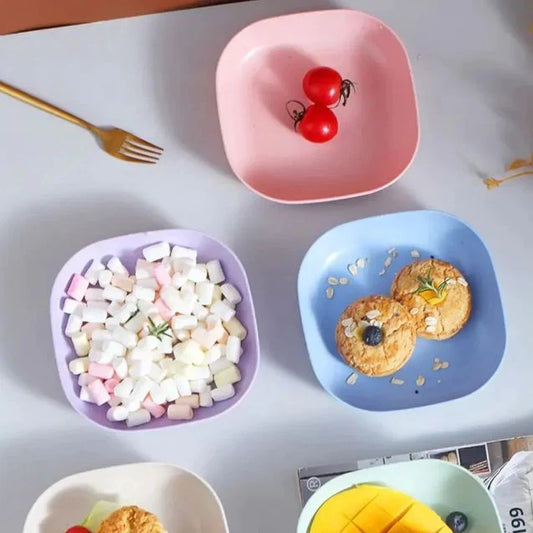 10Pcs Plastic Plate Set