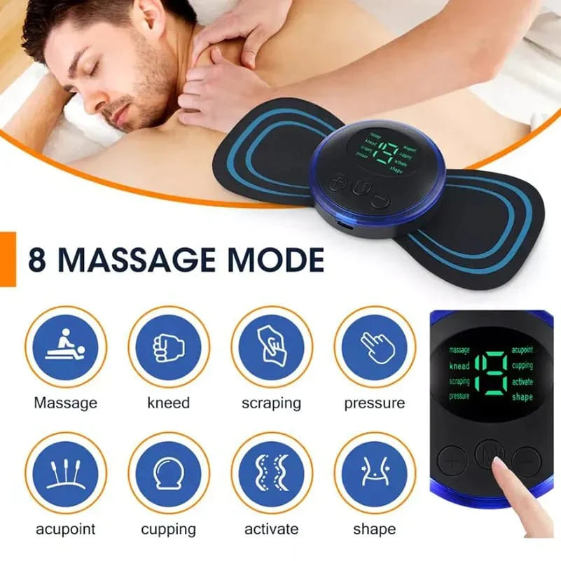 Mini Body Massager Pulse Neck Pain Relief