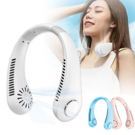 BreezePro 4000mAh Bladeless Neckband Fan
